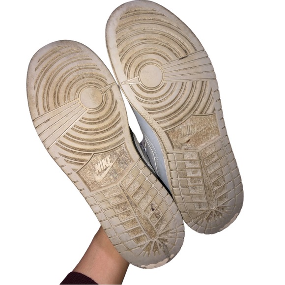 Youth Nike Air Jordan 1 Flight 2 Gray/White Sneakers - 6.5Y - Picture 8 of 13